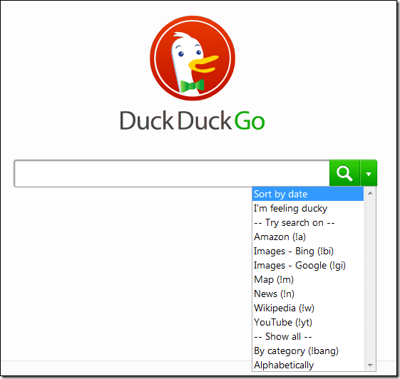 Duckduckgo Bang