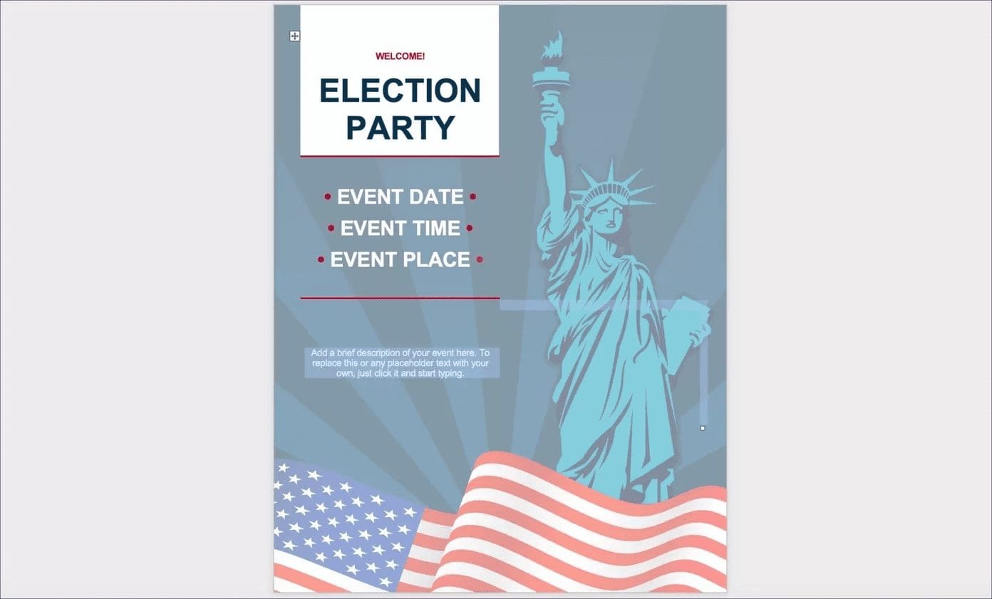 Election template