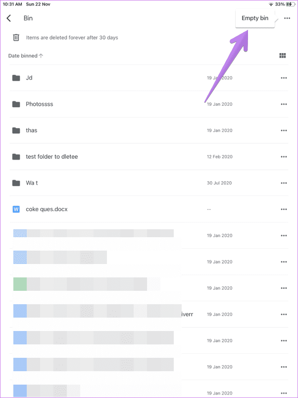 Empty google drive trash 14