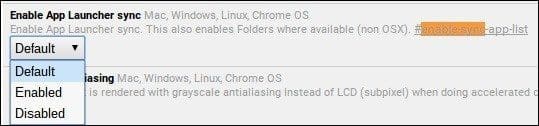 Enable App Launcher Sync