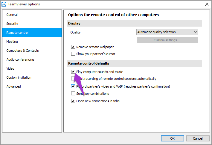 Enable Audio Teamviewer Windows 10 9