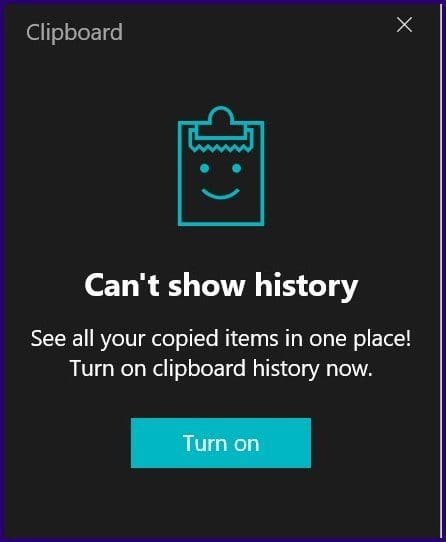 Enable clipboard history windows 10 step 6
