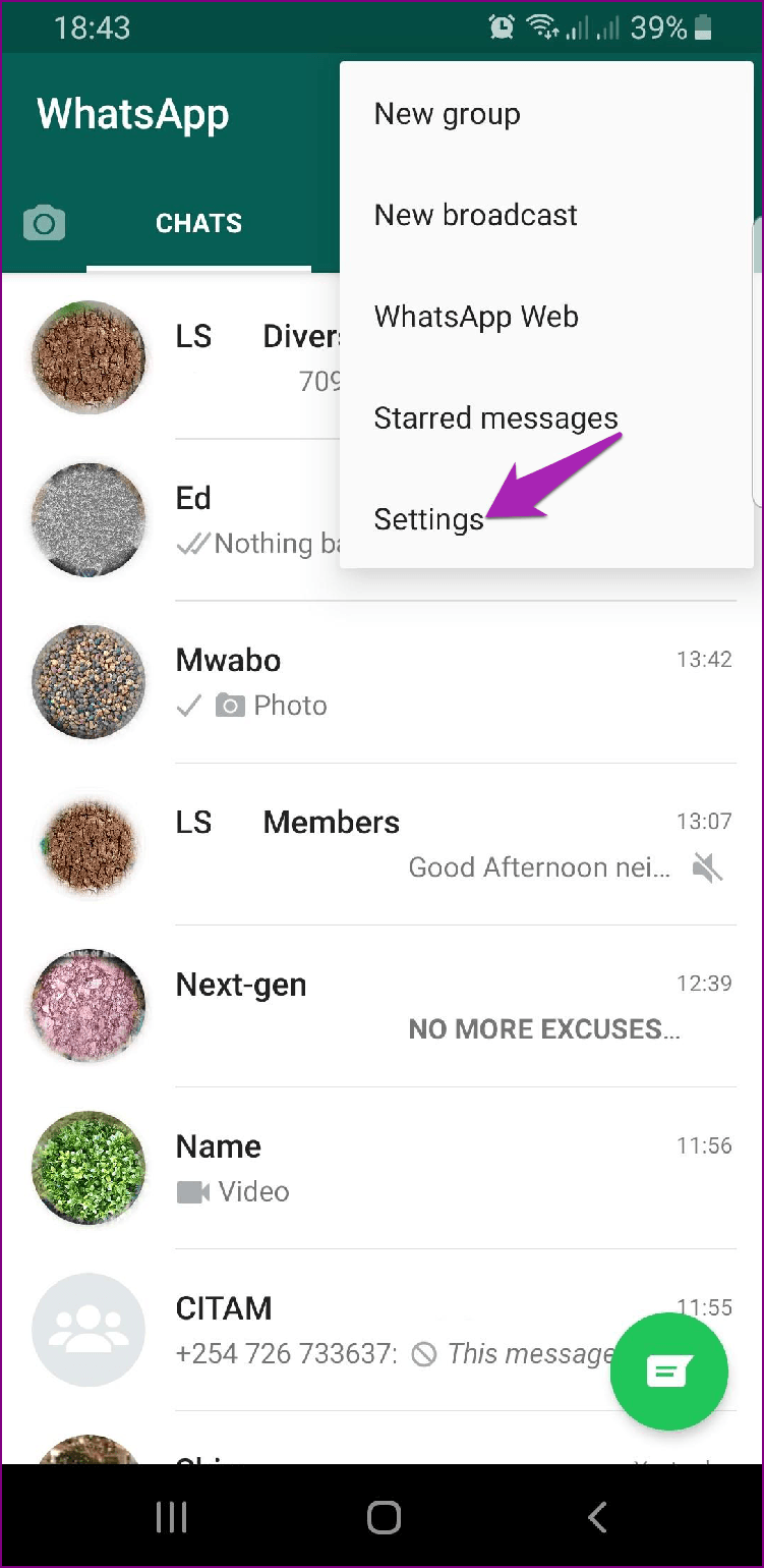 Enable Whatsapp Fingerprint Authentication Settings