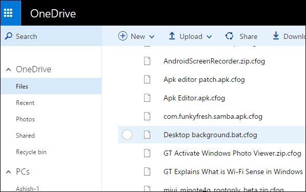 Encrypted Files