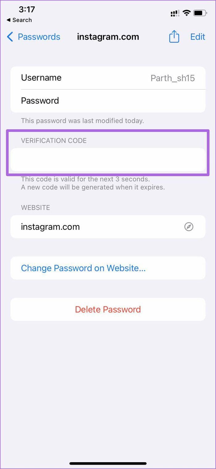 Enter verification code