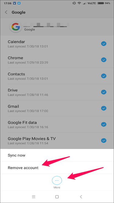 Error Code 495 Remove Google Account