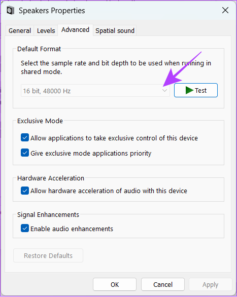 expand the drop down menu