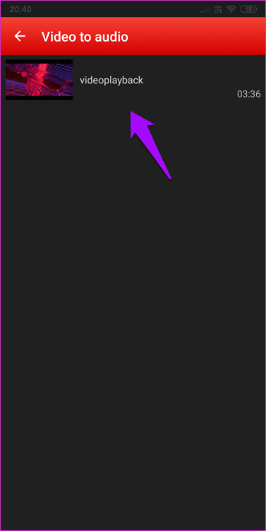 Extract Audio From Video On Android 2