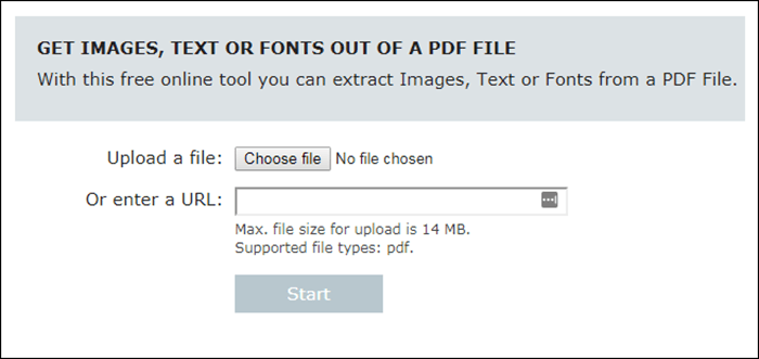 Extractpdf Image Tool
