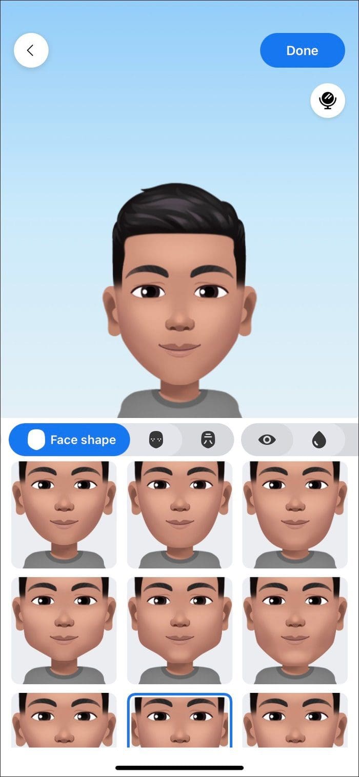 Face shapes
