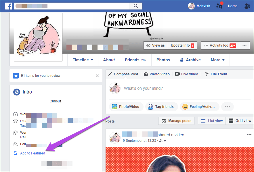 Facebook Profile Tips Tricks 21