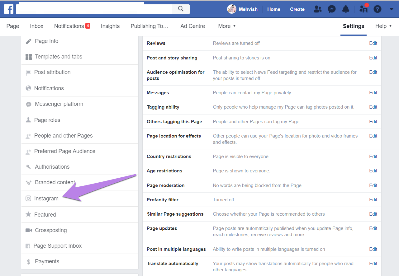 Facebook To Instagram 2