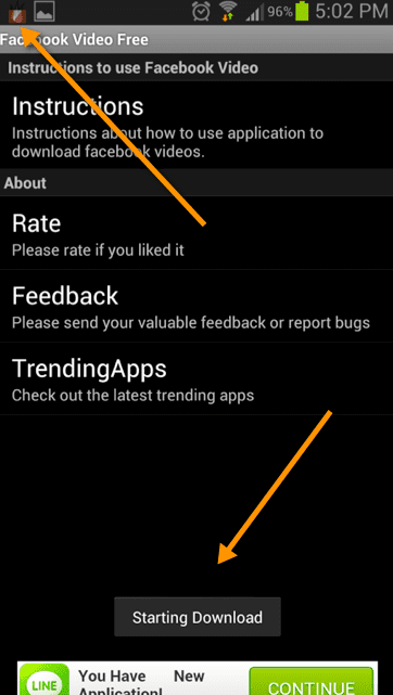 Facebook Video Download Android 5