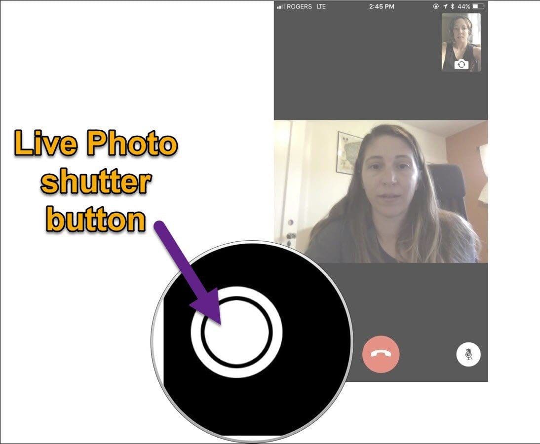 Facetime Live Photo