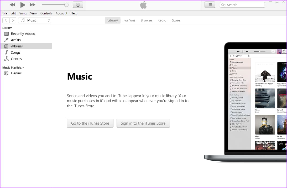 Open iTunes