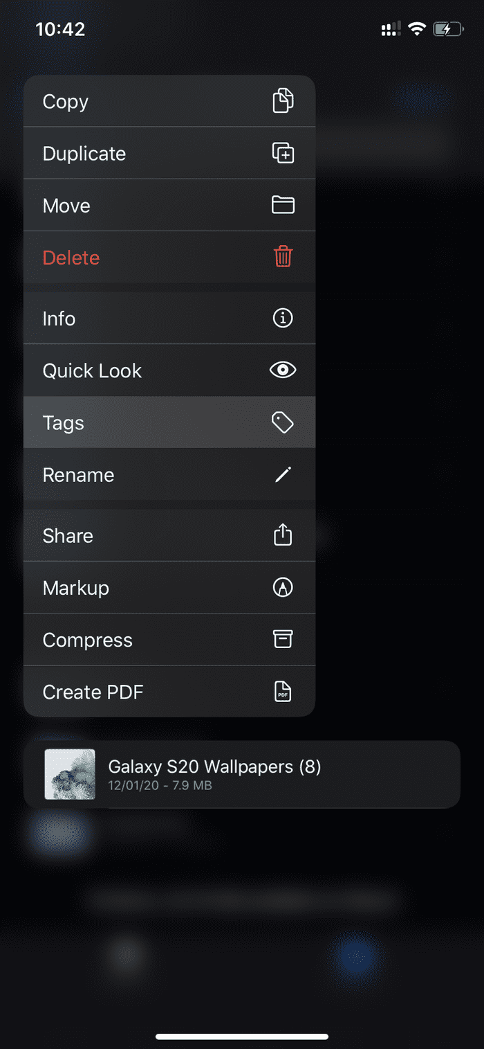 Files tags
