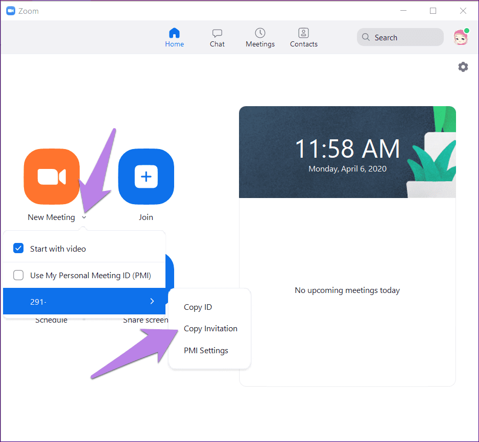 Find zoom meeting password 3