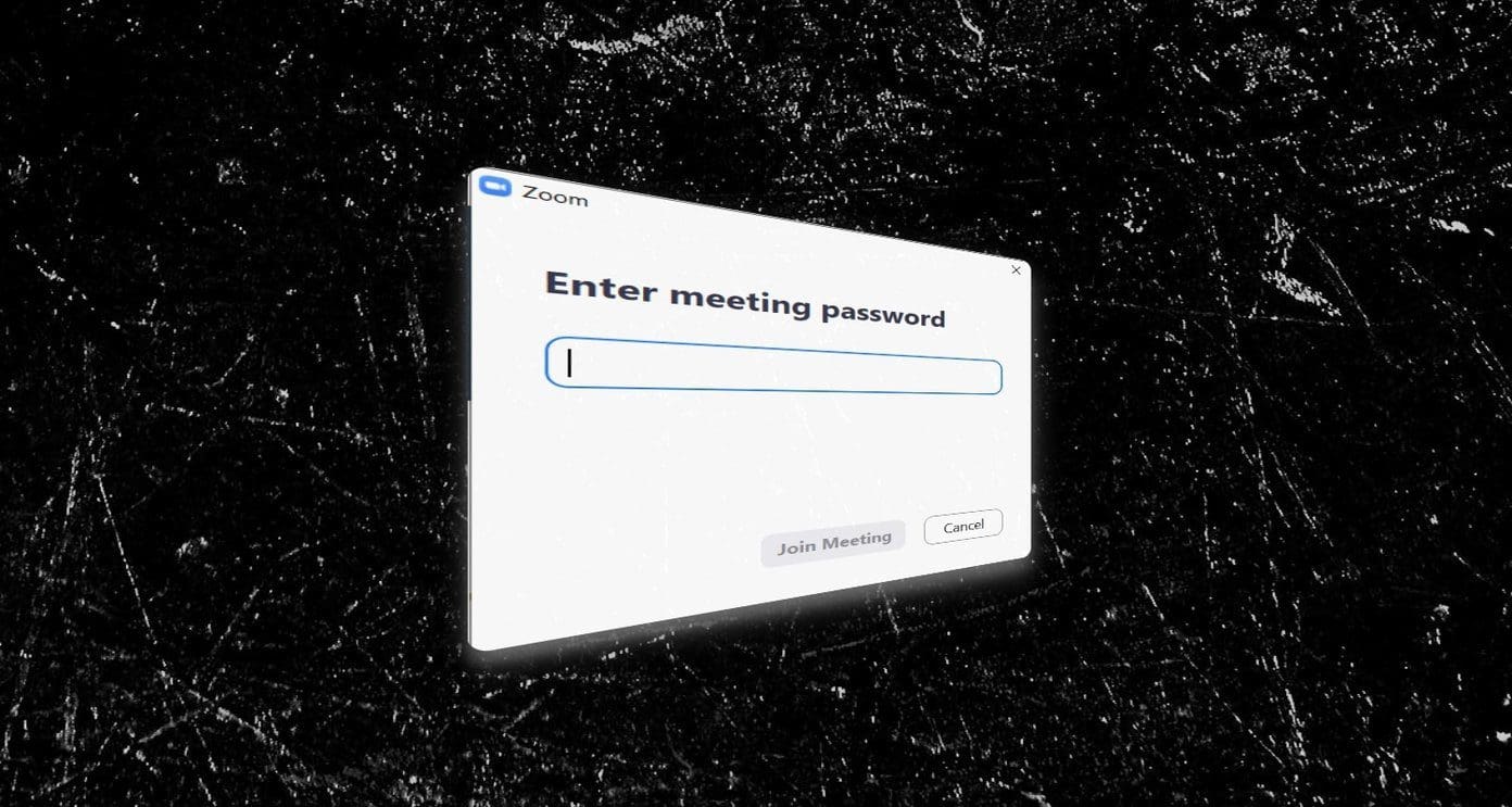 Find zoom meeting password fi