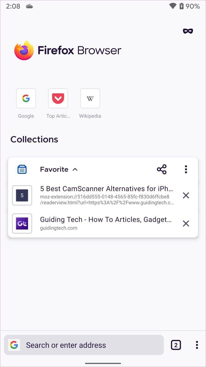 Firefox collection