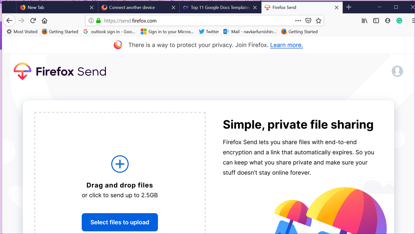 Firefox Send