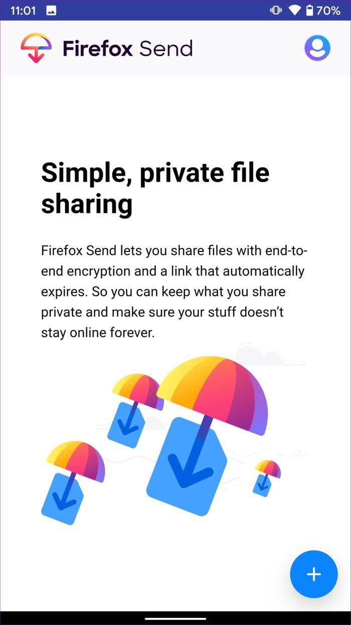 Firefox send