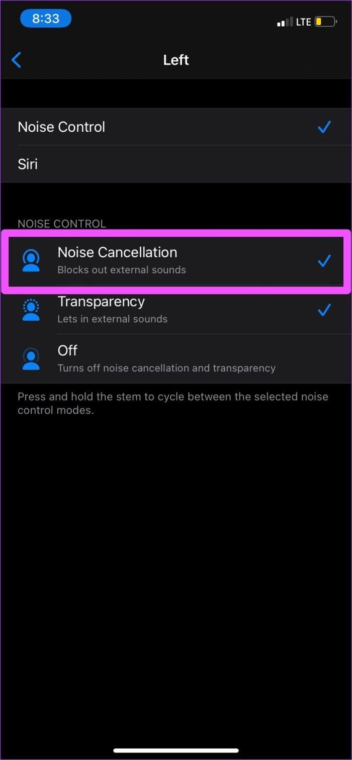 Fix airpods not switching noise cancellation 19