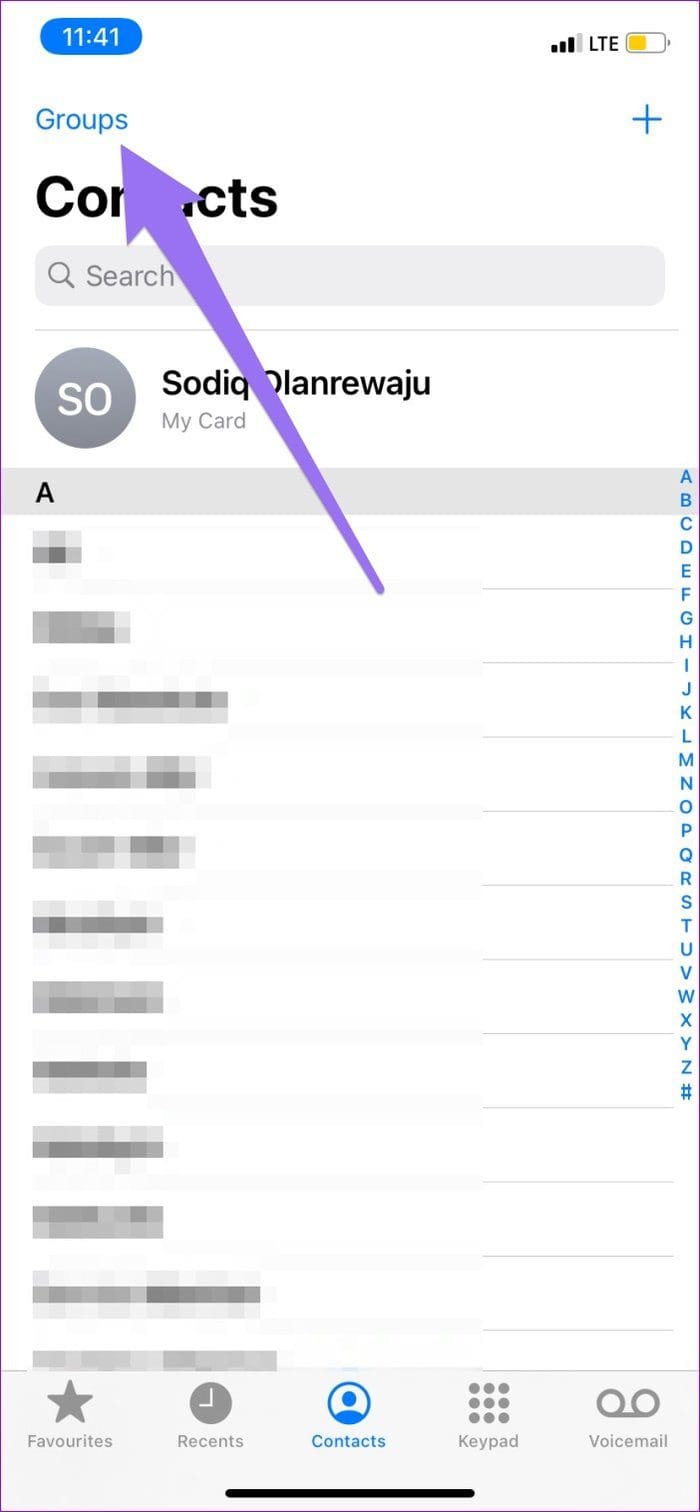 Fix contacts not showing up iphone 02