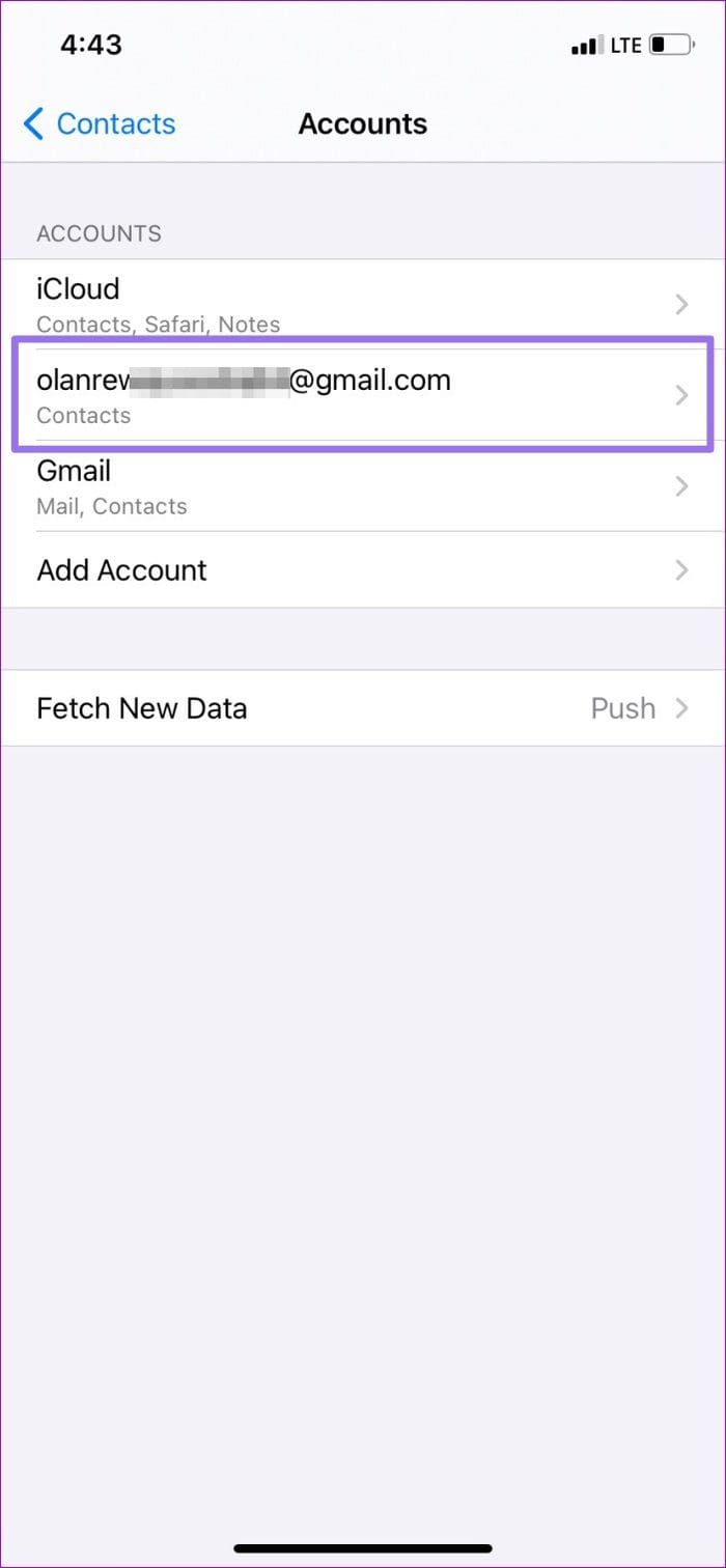 Fix contacts not showing up iphone 16