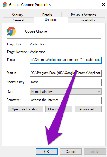 Fix google chrome black screen issues windows 10 05
