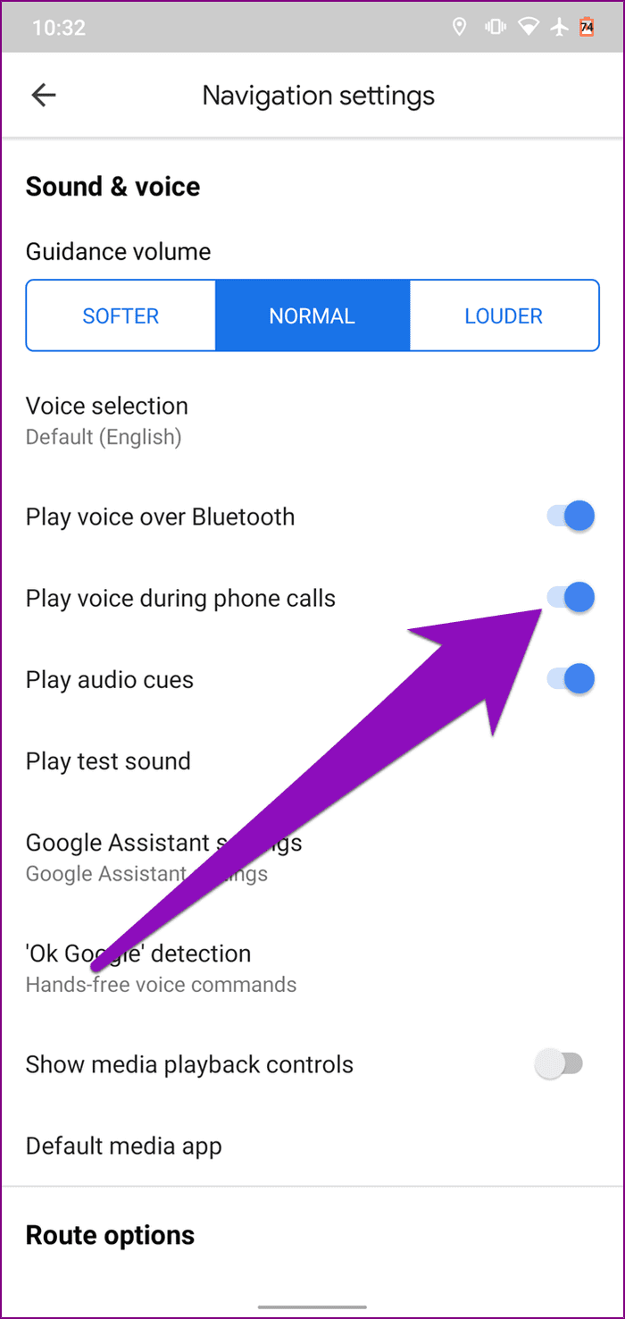 Fix google maps voice navigation not working android iphone 11
