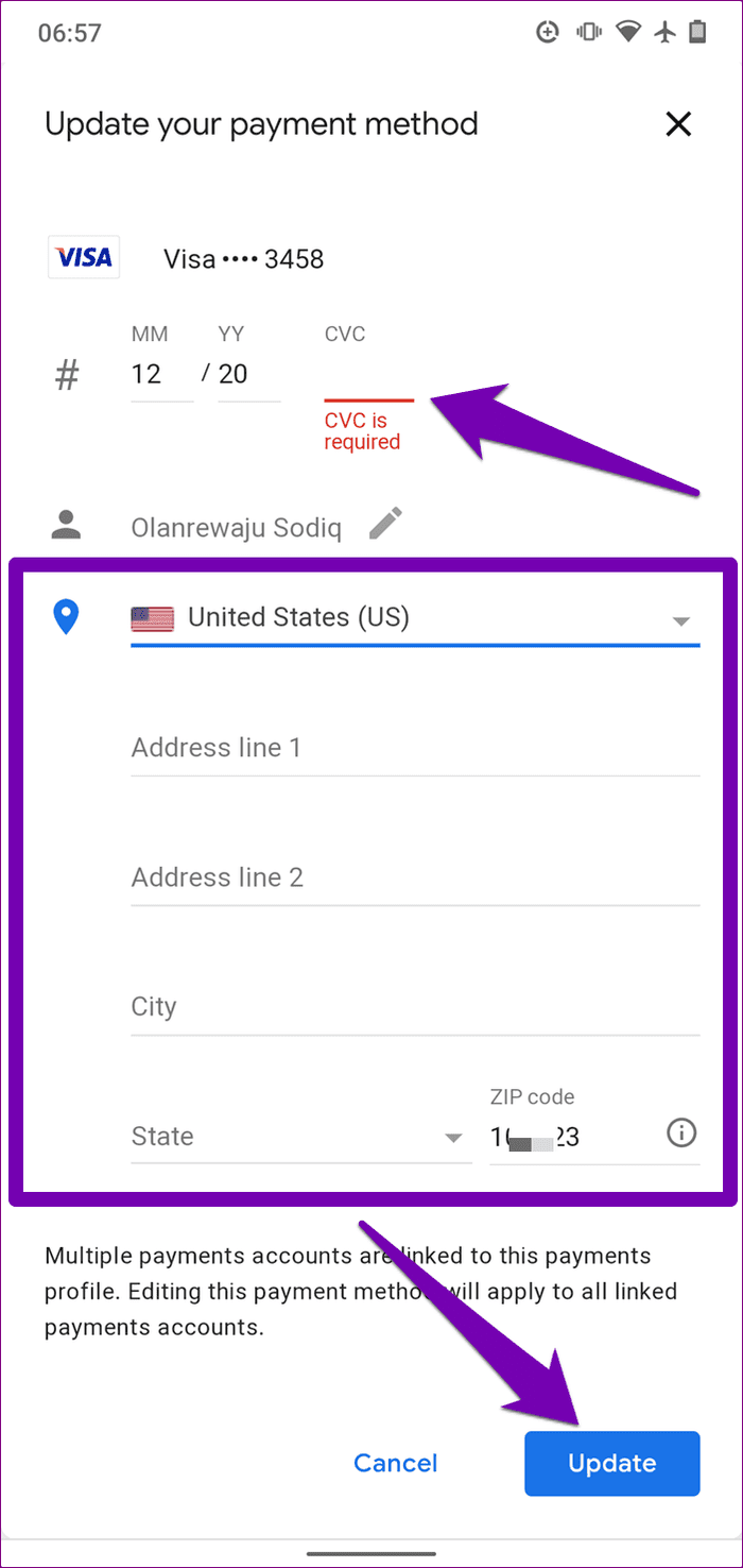 Fix google play transaction could not be completed error 23