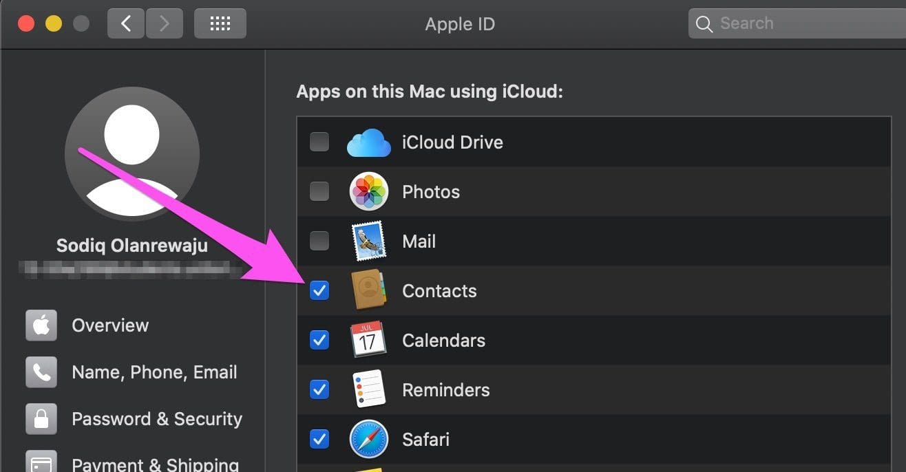 Fix imessage notifications not showing contact name 03