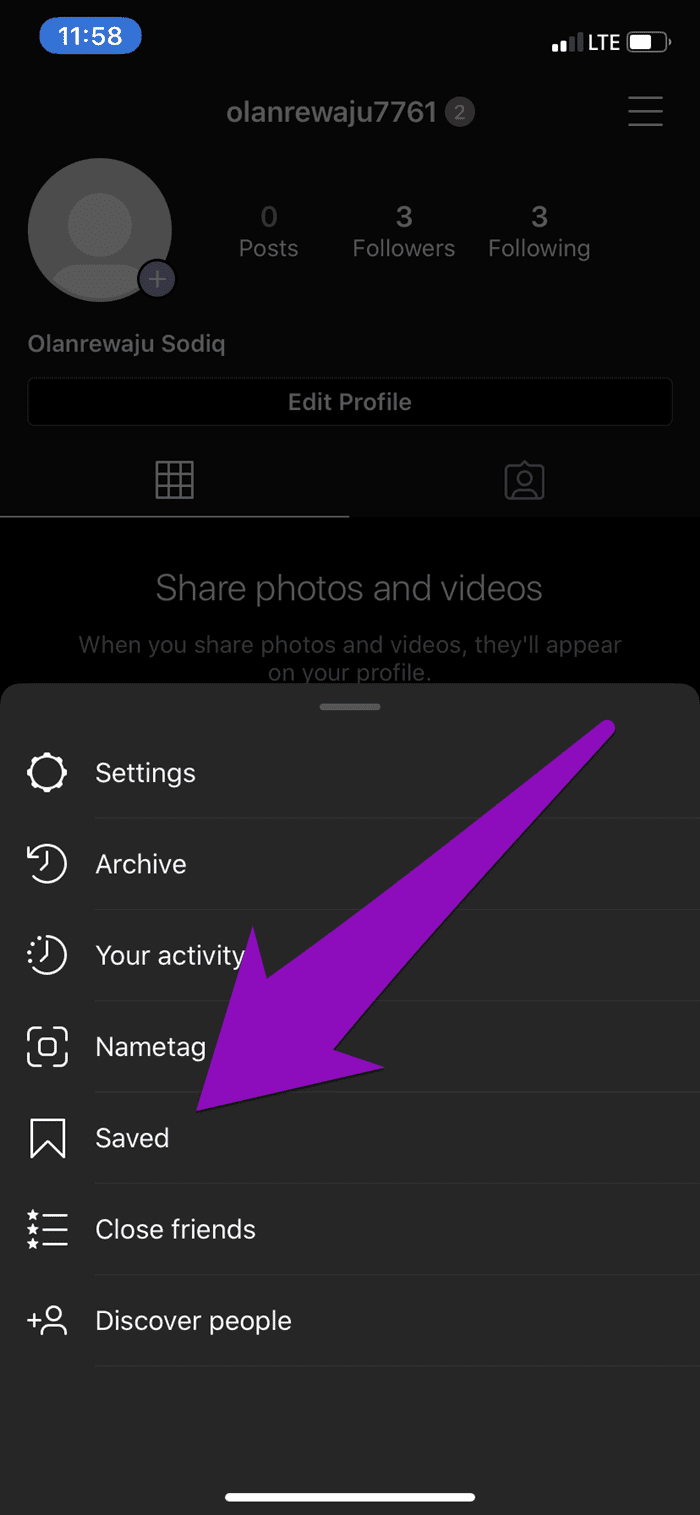 Fix instagram save to collection not working 8