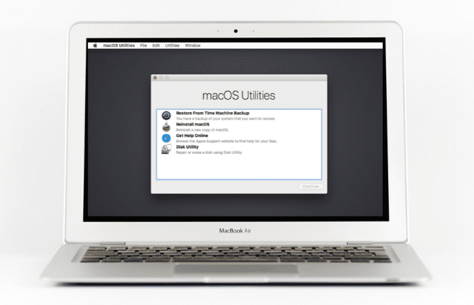 Fix macbook folder with question mark mac recovery mode