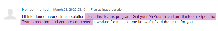 Fix microsoft teams microphone not working windows 10 12