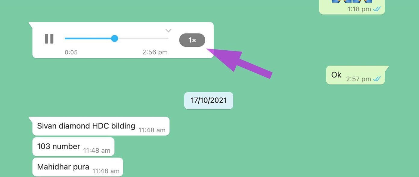 Fix whatsapp audio speed on mac