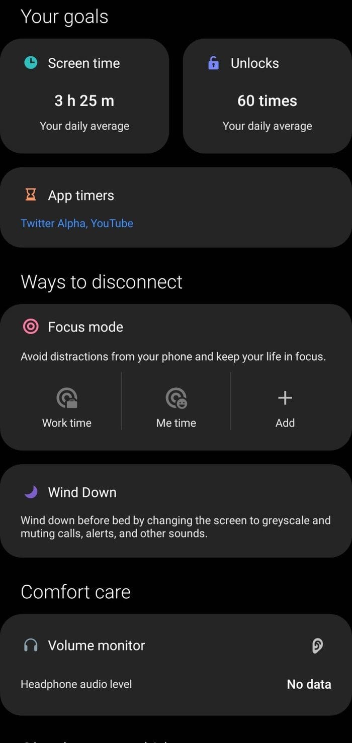 Focus mode