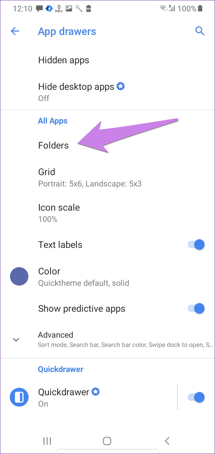 Folders In App Drawer 24