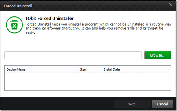 Force Install