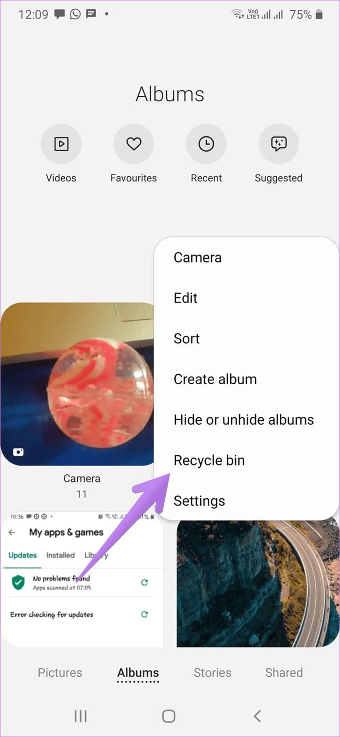 Free up storage in samsung phones 12