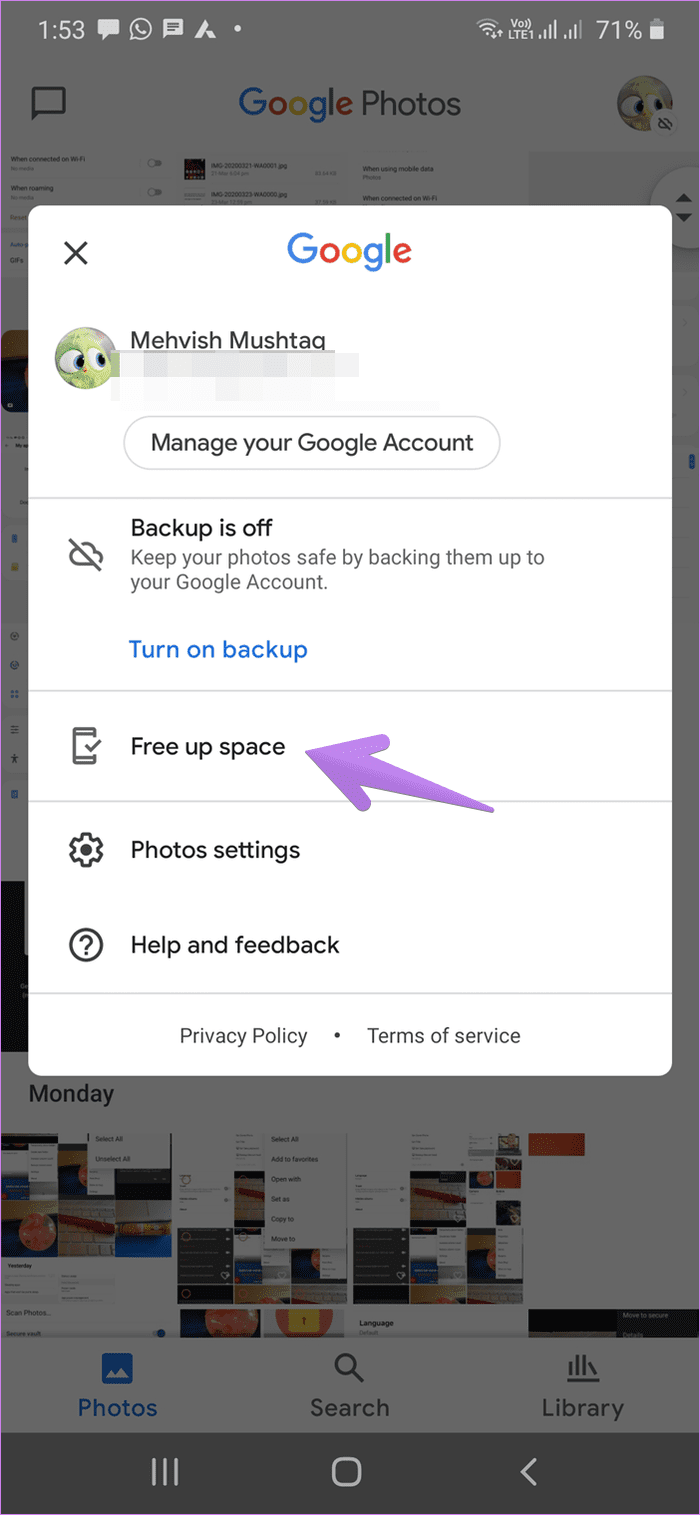 Free up storage in samsung phones 17