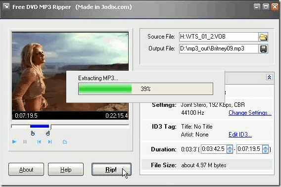Freedvdmp3Ripper
