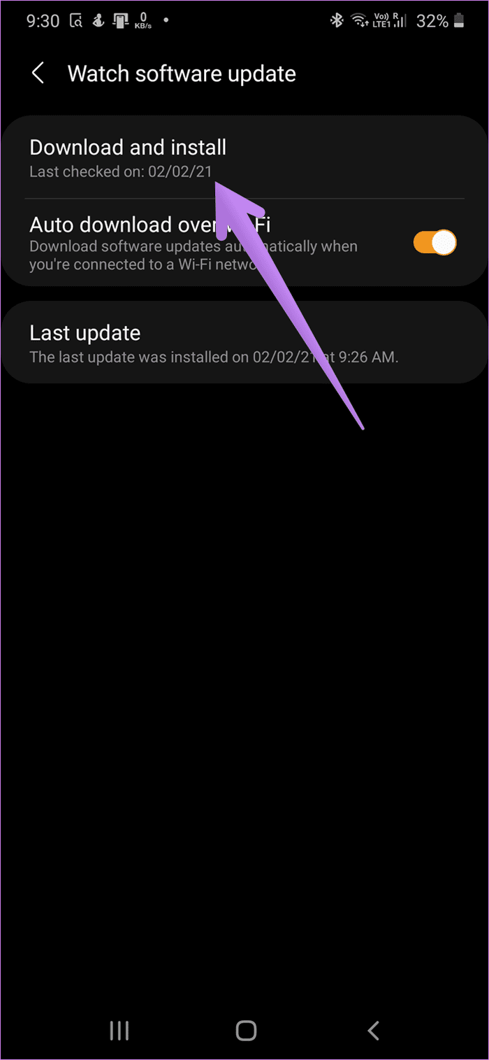 Galaxy watch vibration not working 9