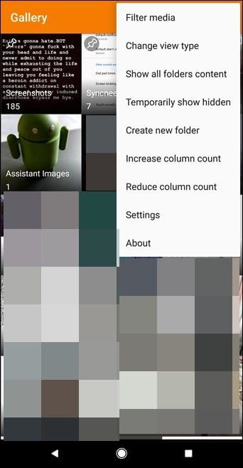 Gallery Apps Mi A1
