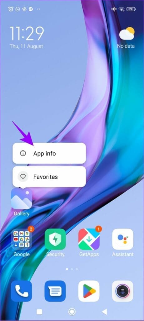 Gallery App info