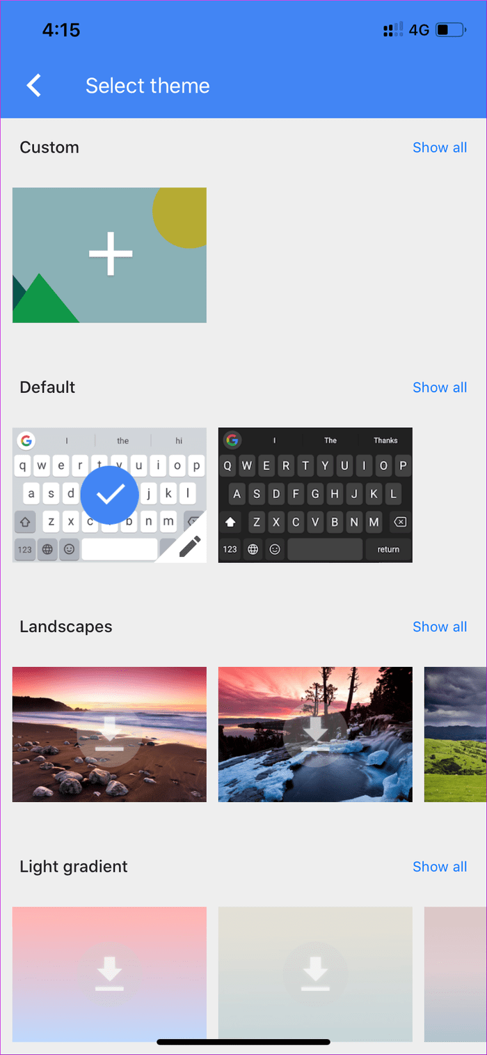 Gboard Theme