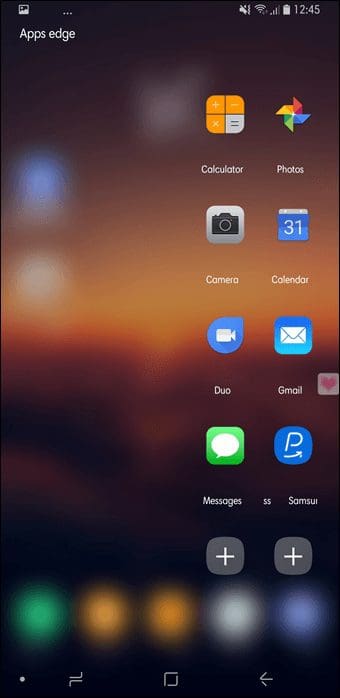 Get Edge Shortcuts On Samsung Galaxy A8 17
