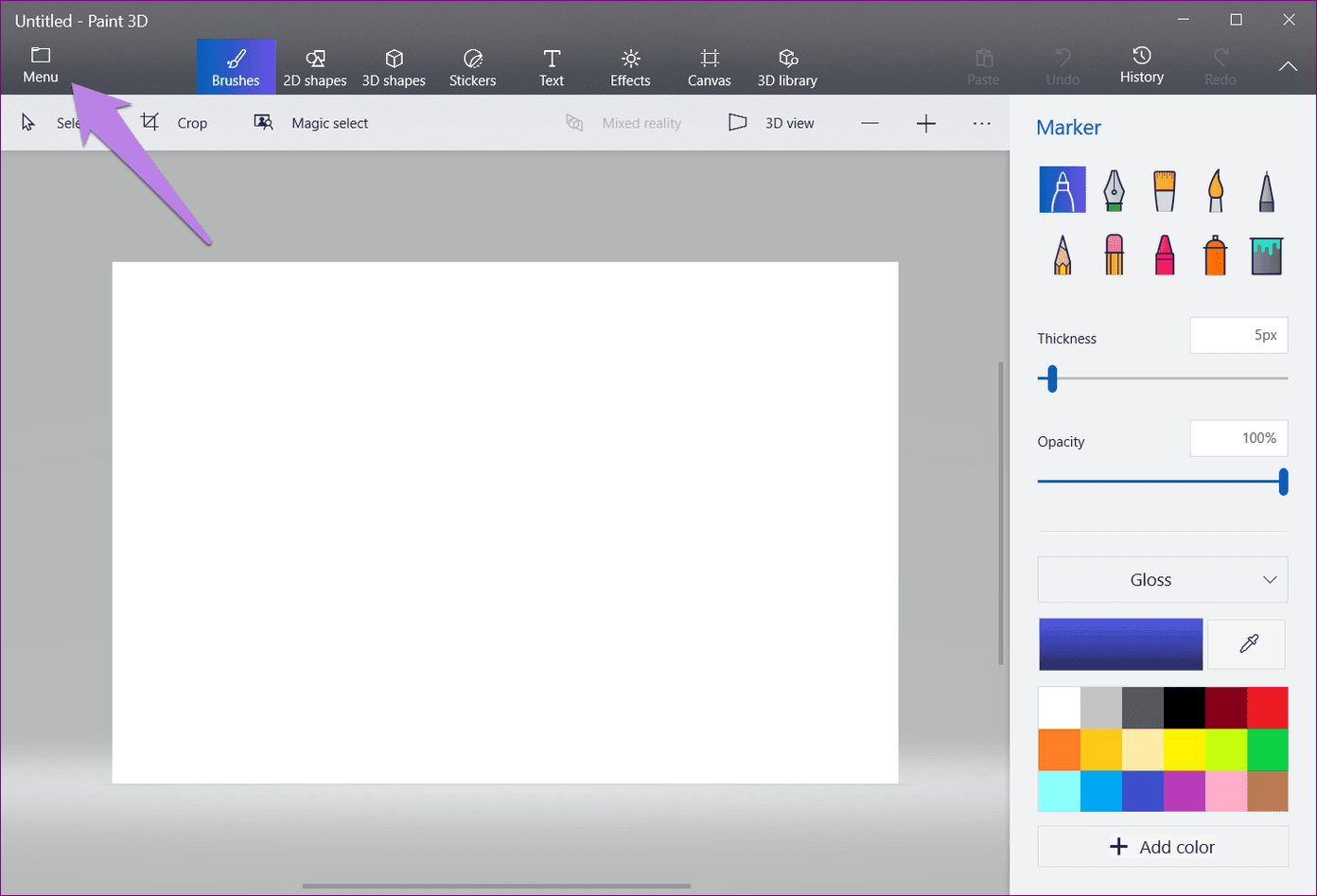 Gif In Paint 3D 1