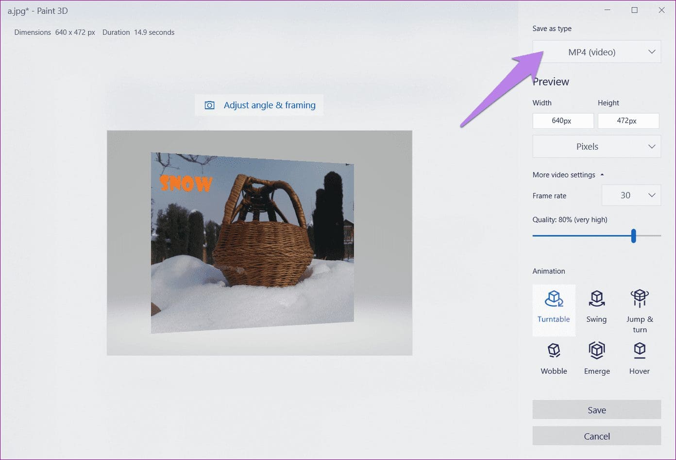 Gif In Paint 3D 5