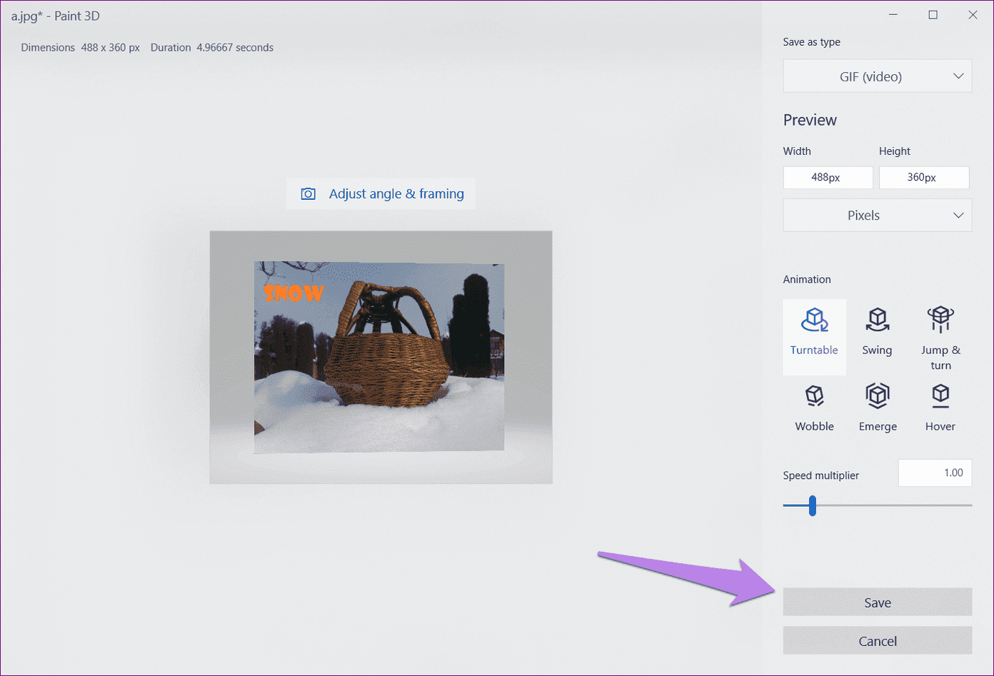 Gif In Paint 3D 7